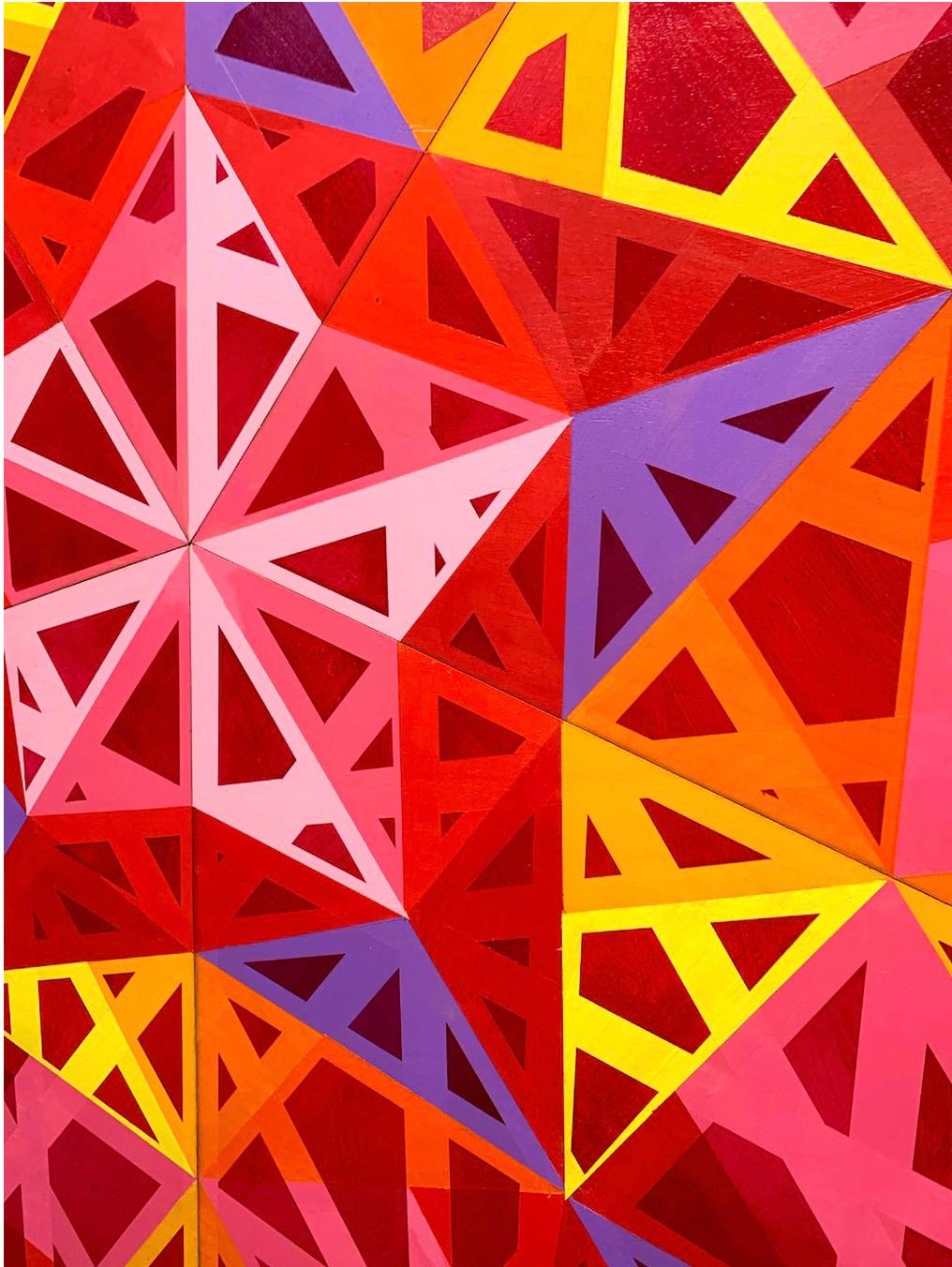 colorful abstract sculpture