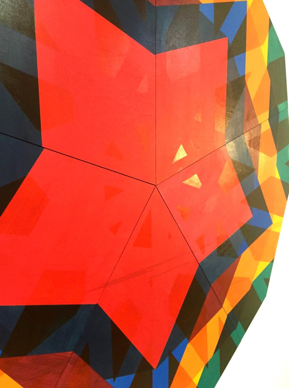 Taara, sculpture murale géométrique abstraite de Christine Romanell en vente 2