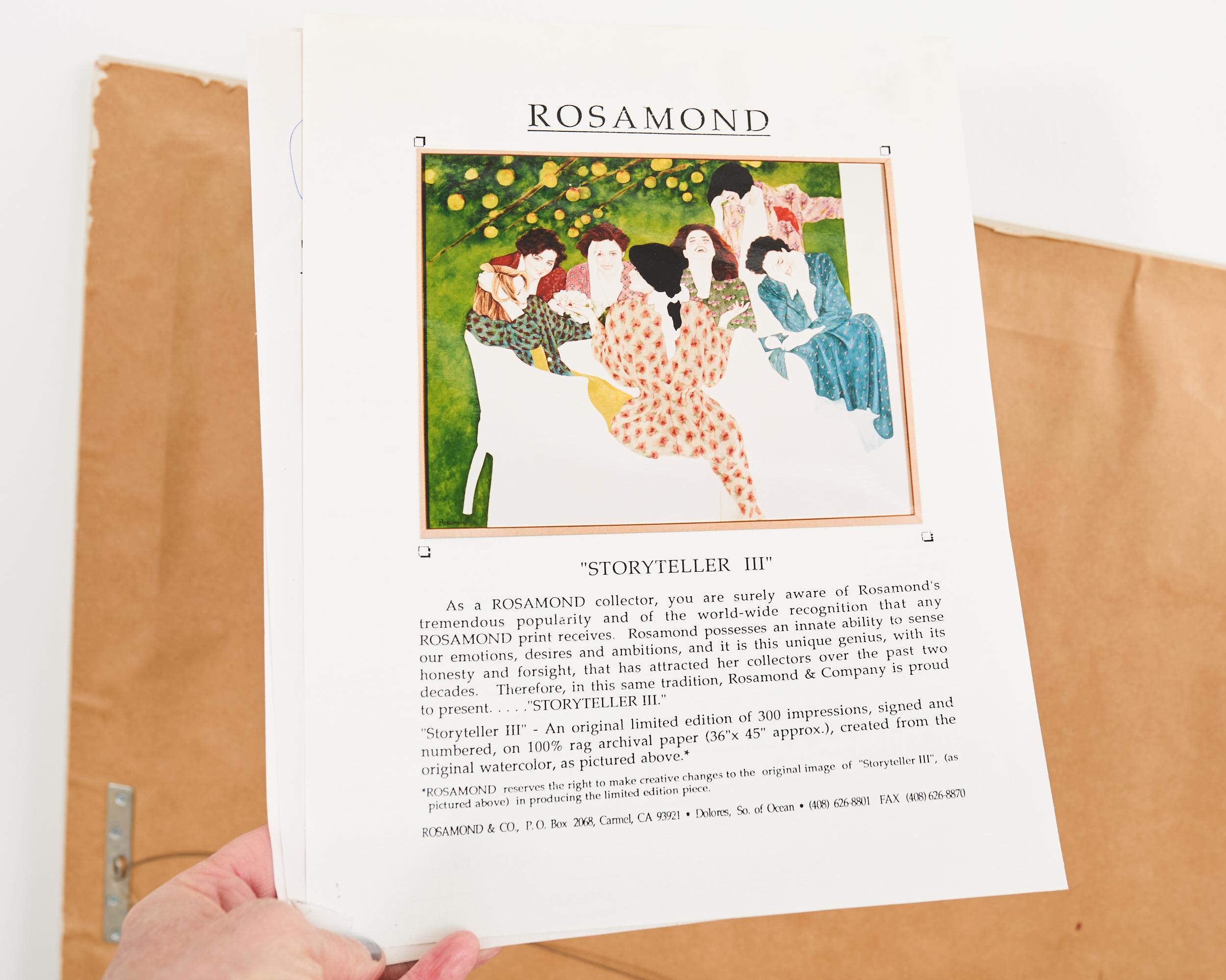 Christine Rosamond Lithographie signée 