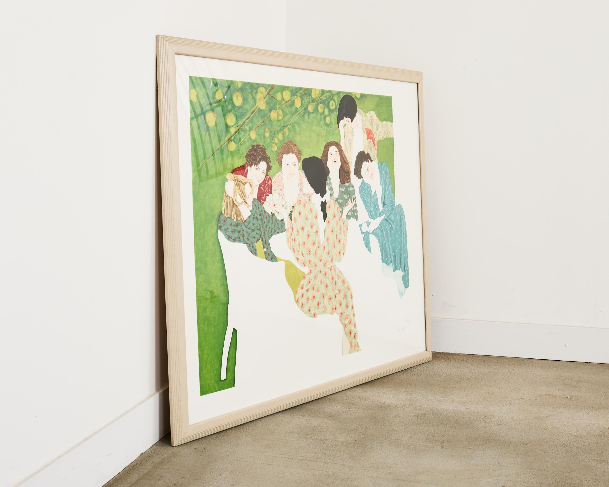 Moderne Christine Rosamond Lithographie signée 