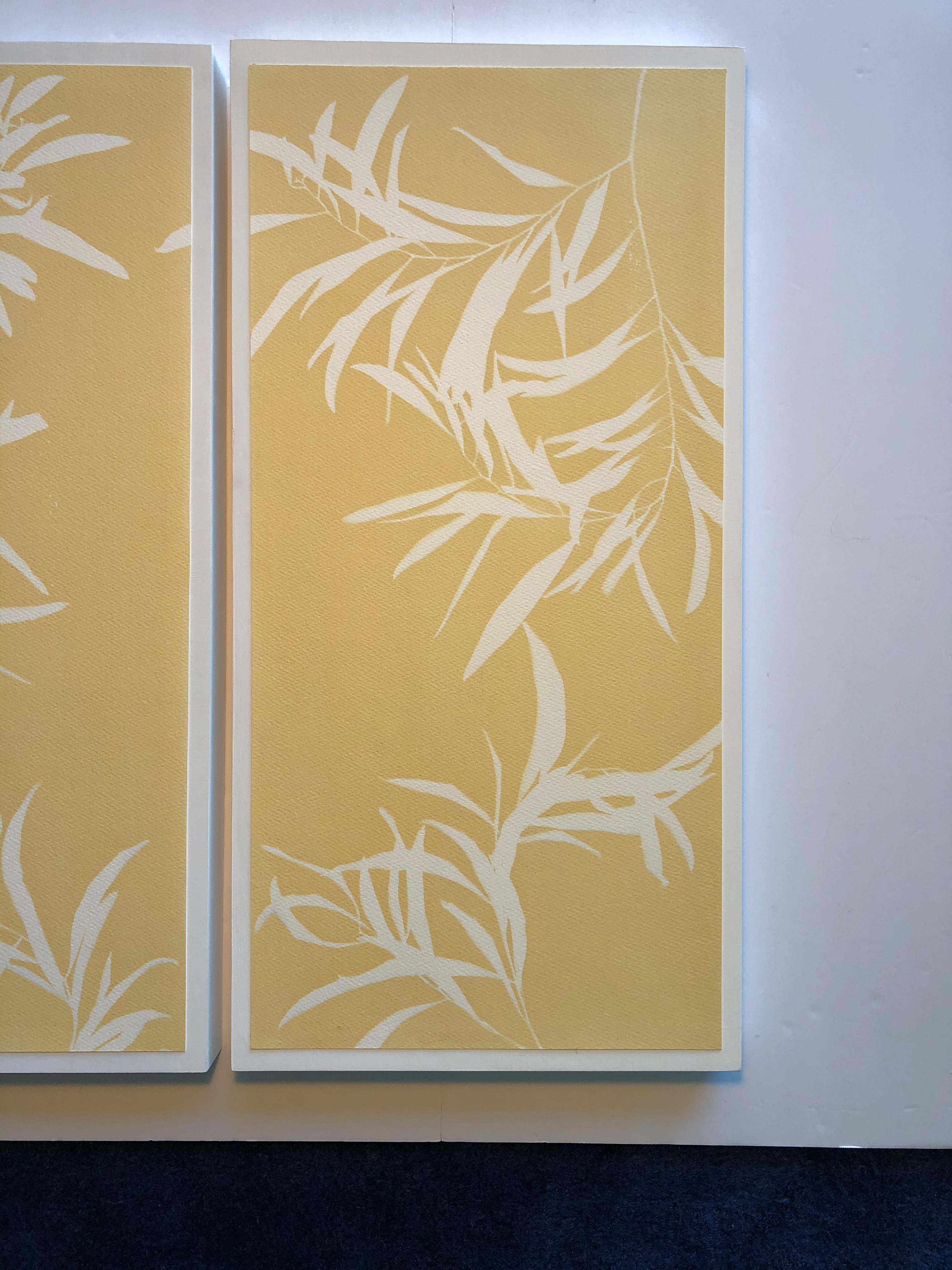 Daylight Diptych (Two 24 x 12 inch monotypes mounted on wood panels) For Sale 2