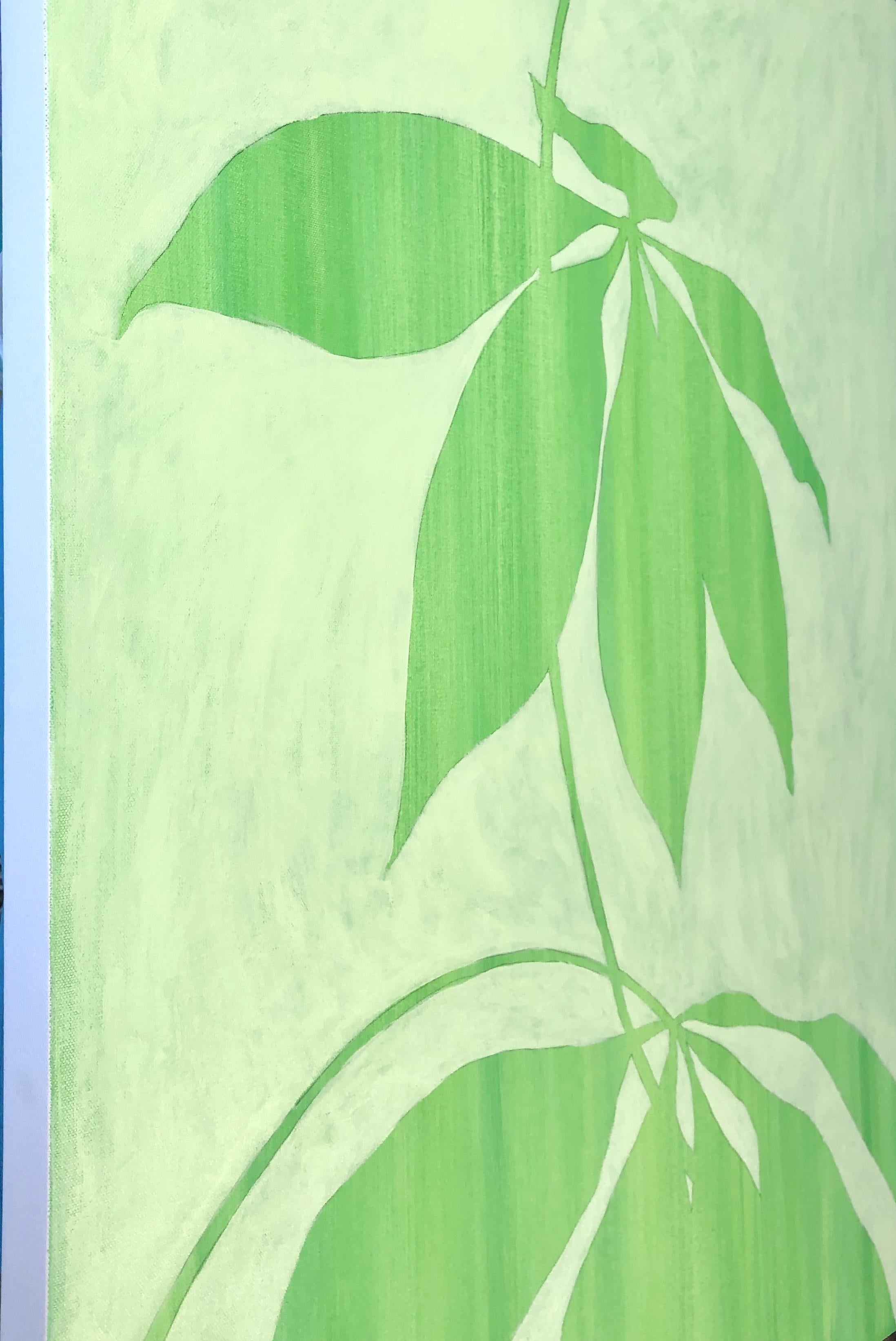 Early Summer Light (peinture acrylique 40 x 30 pouces) - Painting de Christine So