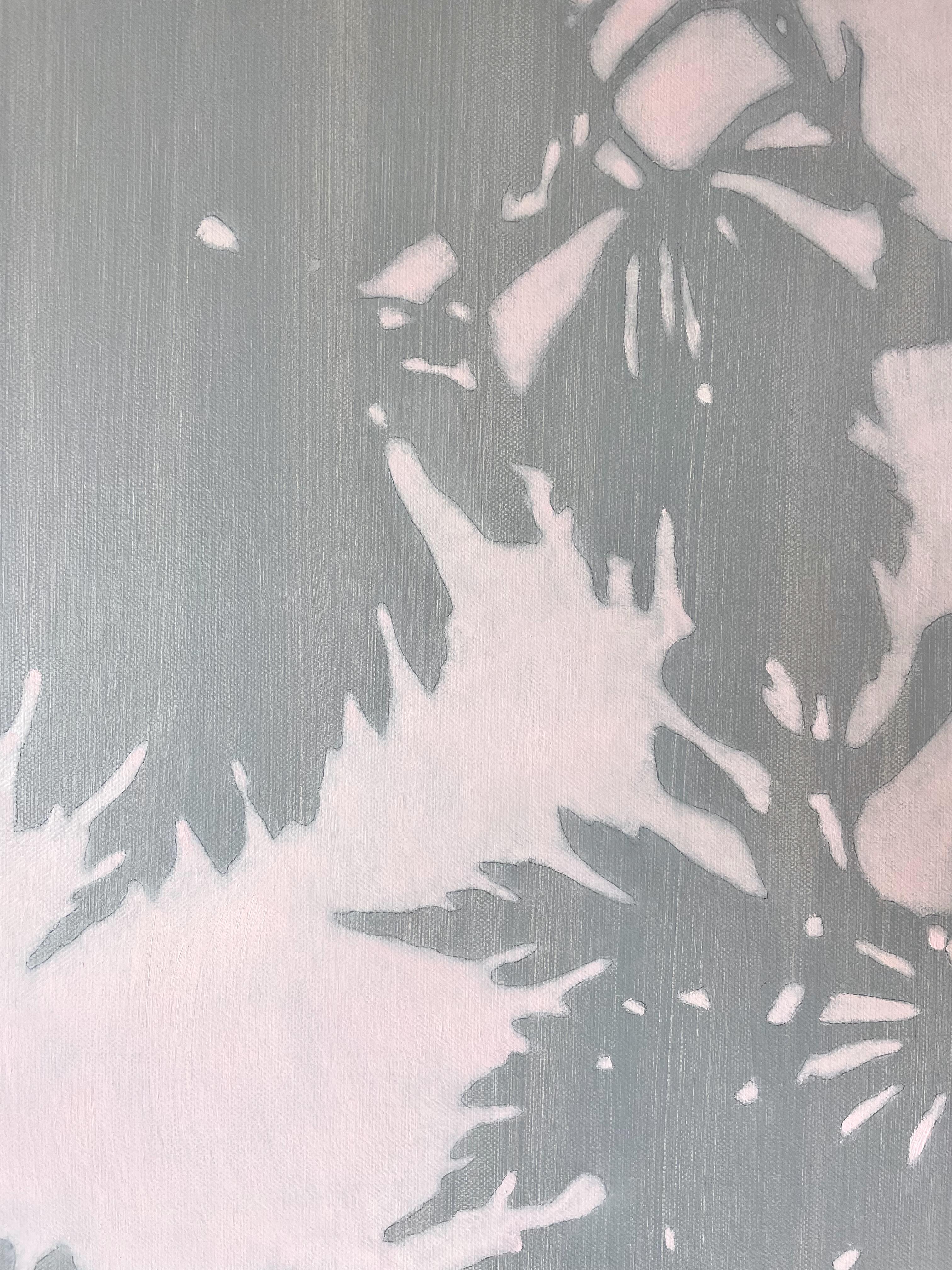Erstes Licht ( 36 x 36 Zoll Ölgemälde) – Painting von Christine So