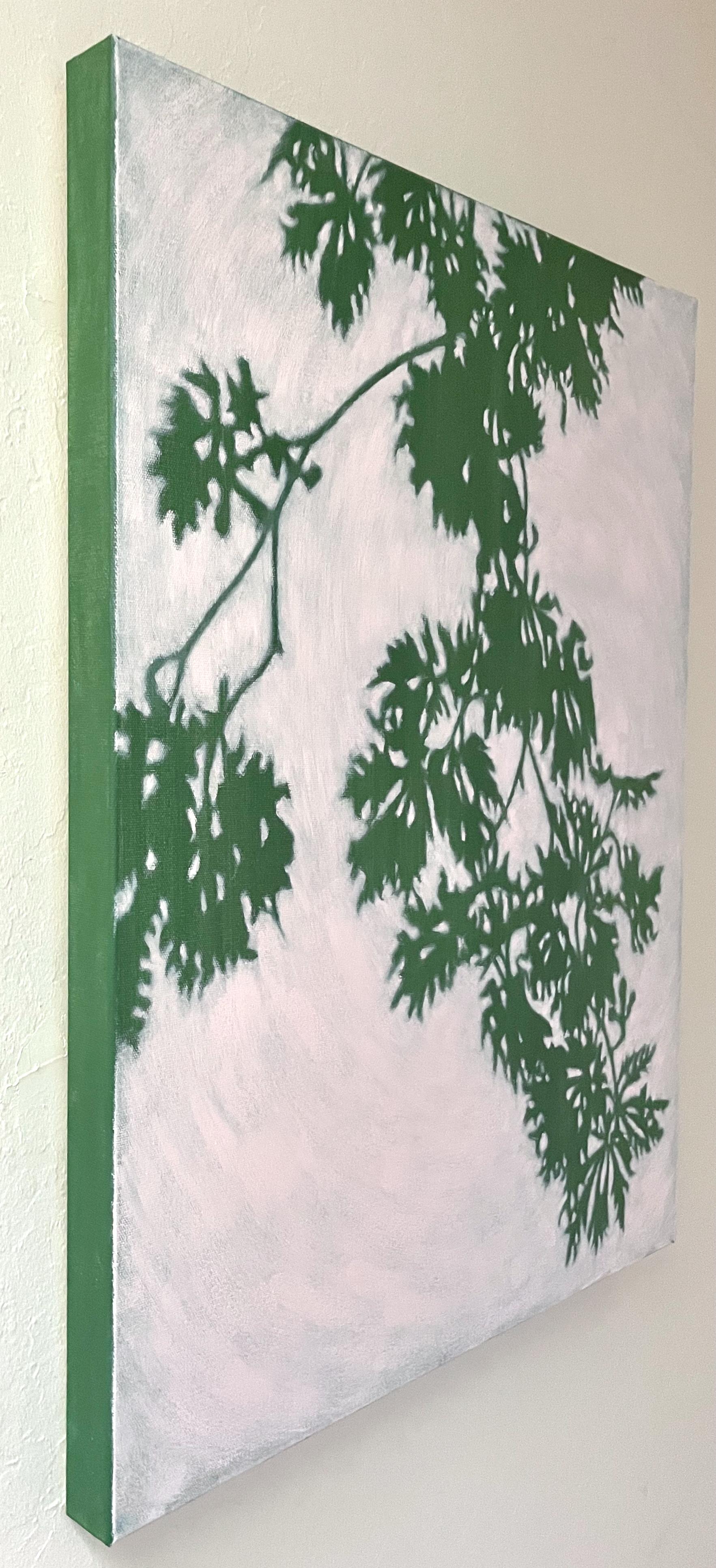 Morgenhimmel (28 x 22 Zoll Ölgemälde) – Painting von Christine So
