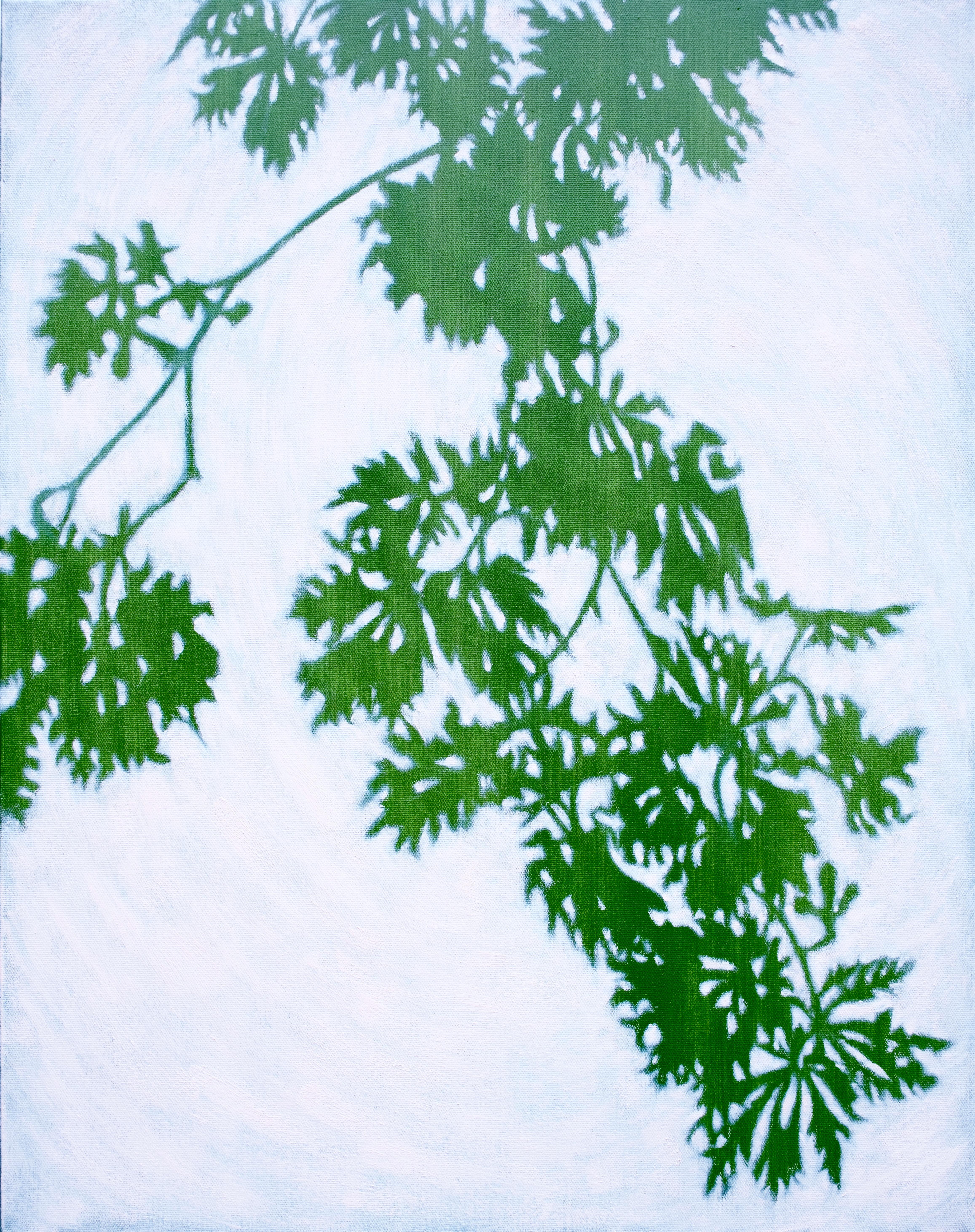 Christine So Still-Life Painting – Morgenhimmel (28 x 22 Zoll Ölgemälde)