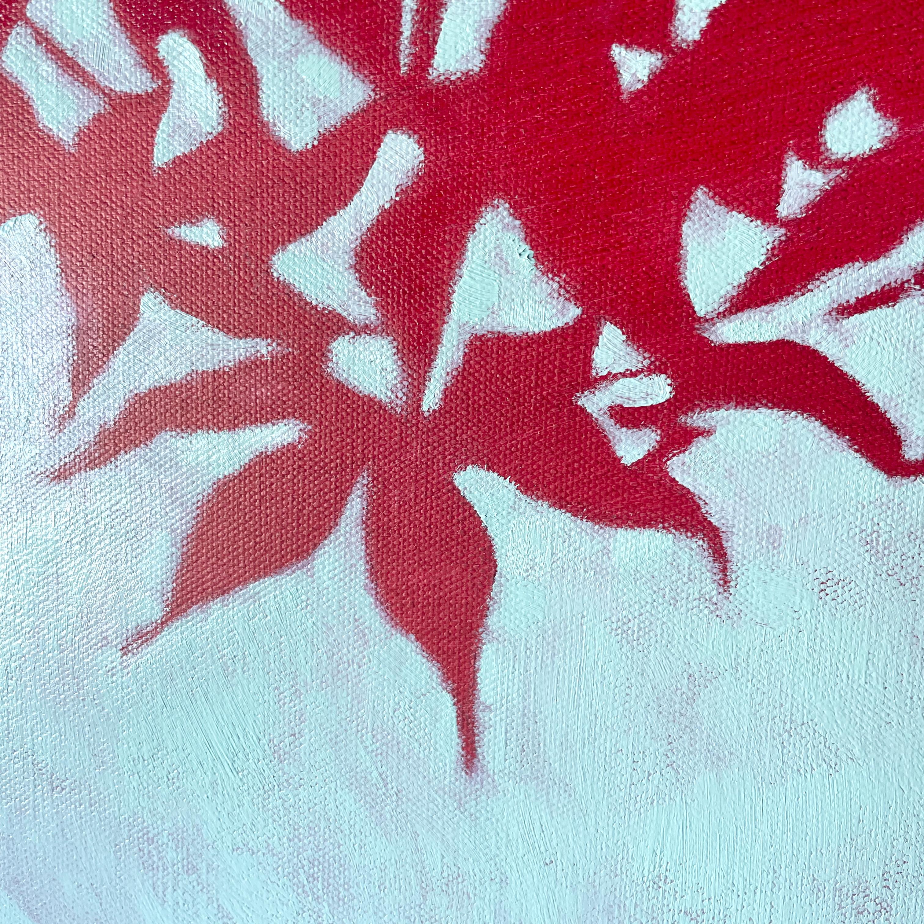 
Il s'agit d'une peinture de l'érable japonais qui se trouve dans mon jardin. Le rouge des Branch est une sous-couche fine et transparente, et le bleu crème du ciel de l'œuf de mer a été peint par-dessus. Il s'agit essentiellement d'une peinture de