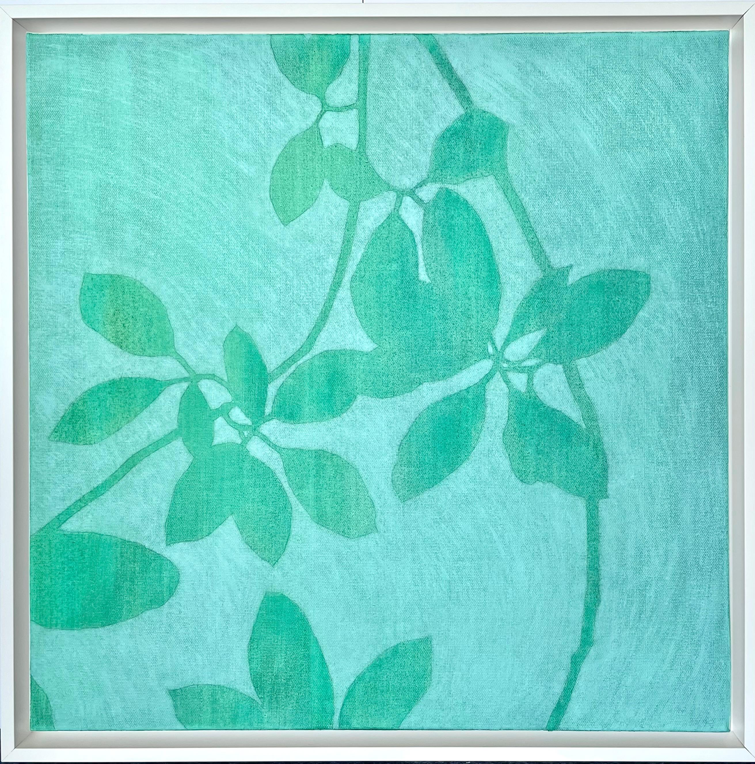 Still-Life Painting di Christine So - Alba Madrone (dipinto acrilico incorniciato: 21 x 21 pollici)
