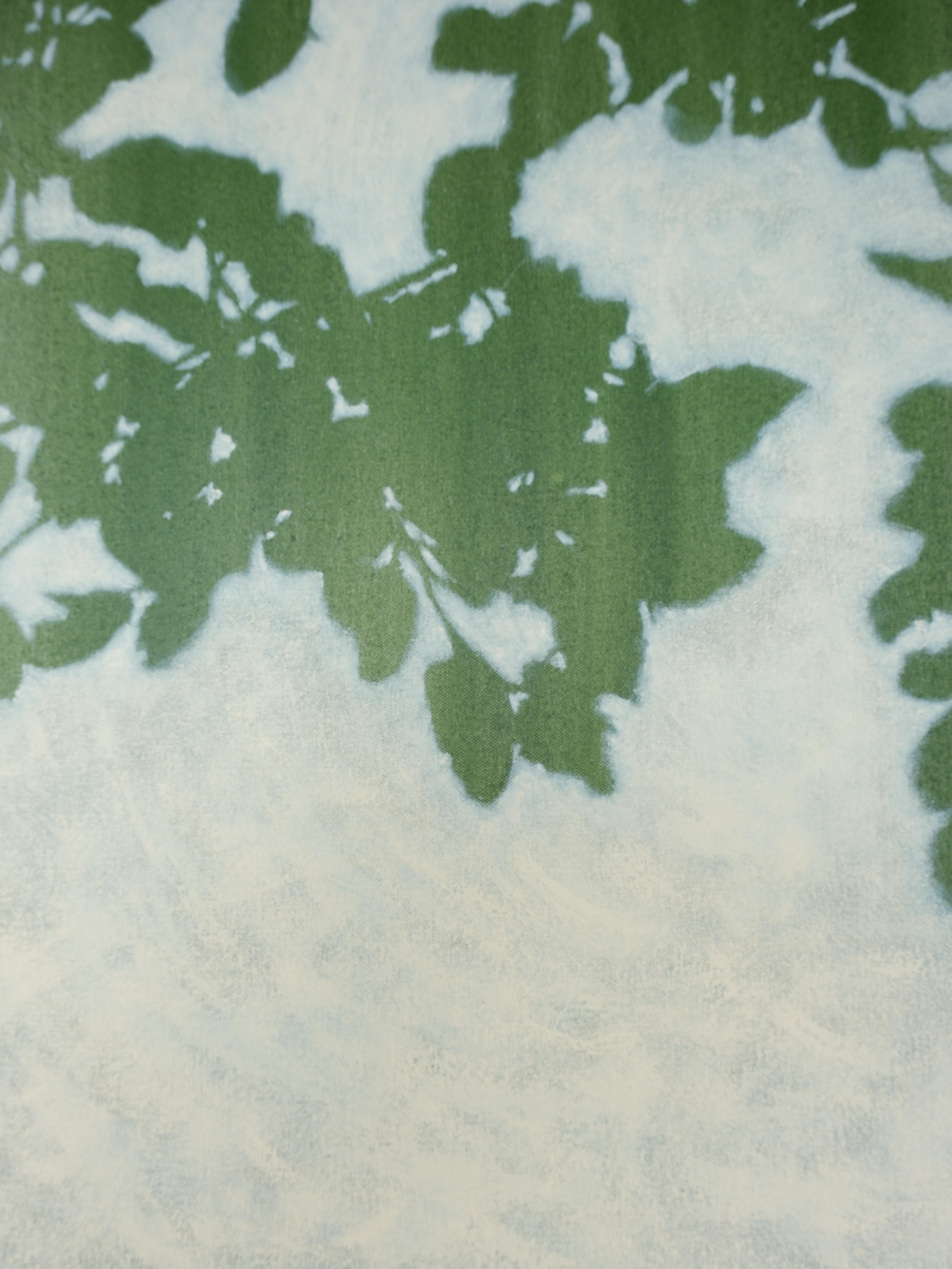 Sunrise Oak (peinture acrylique encadrée 36 x 36 pouces) - Contemporain Painting par Christine So