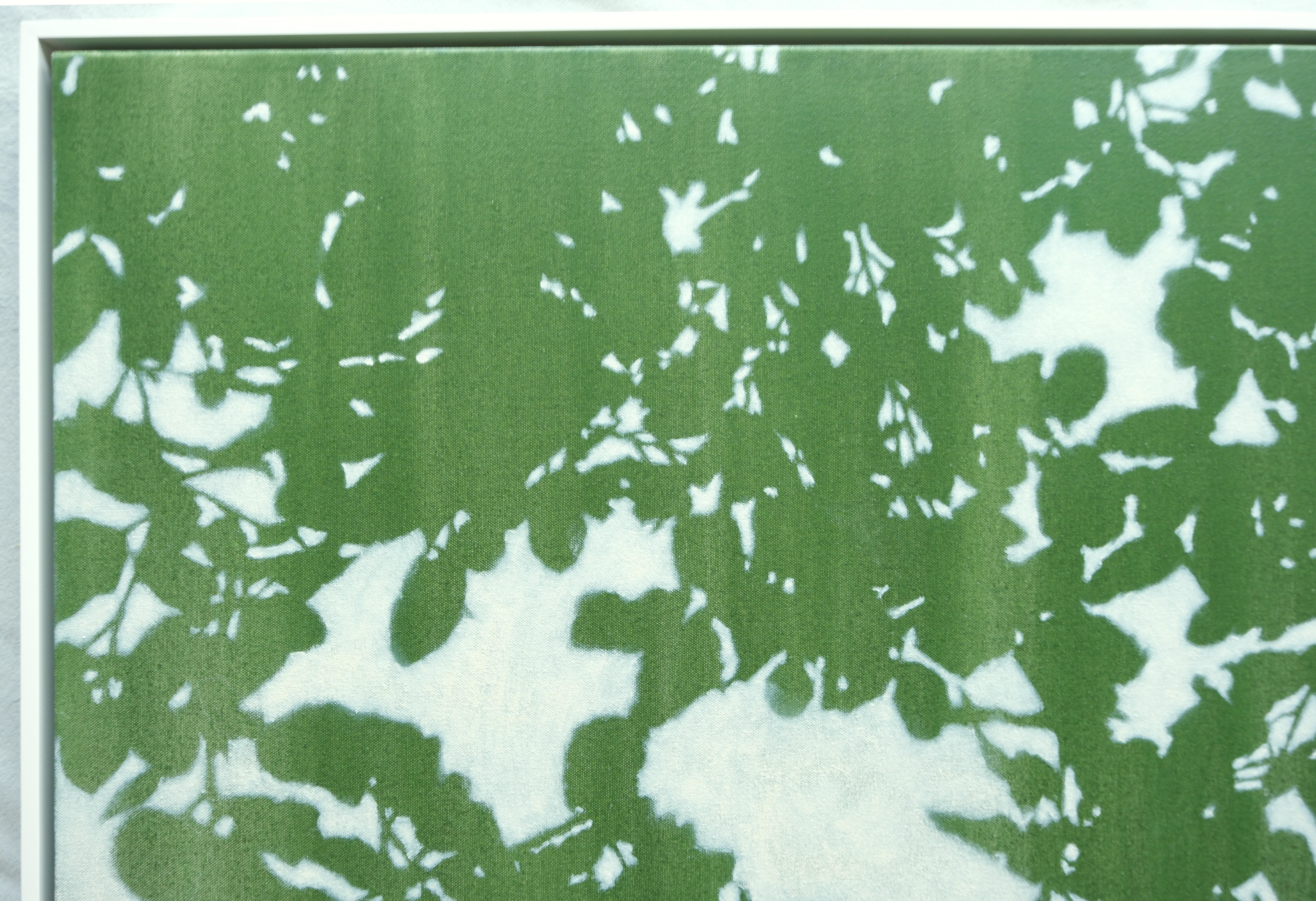 Sunrise Oak (peinture acrylique encadrée 36 x 36 pouces) en vente 1