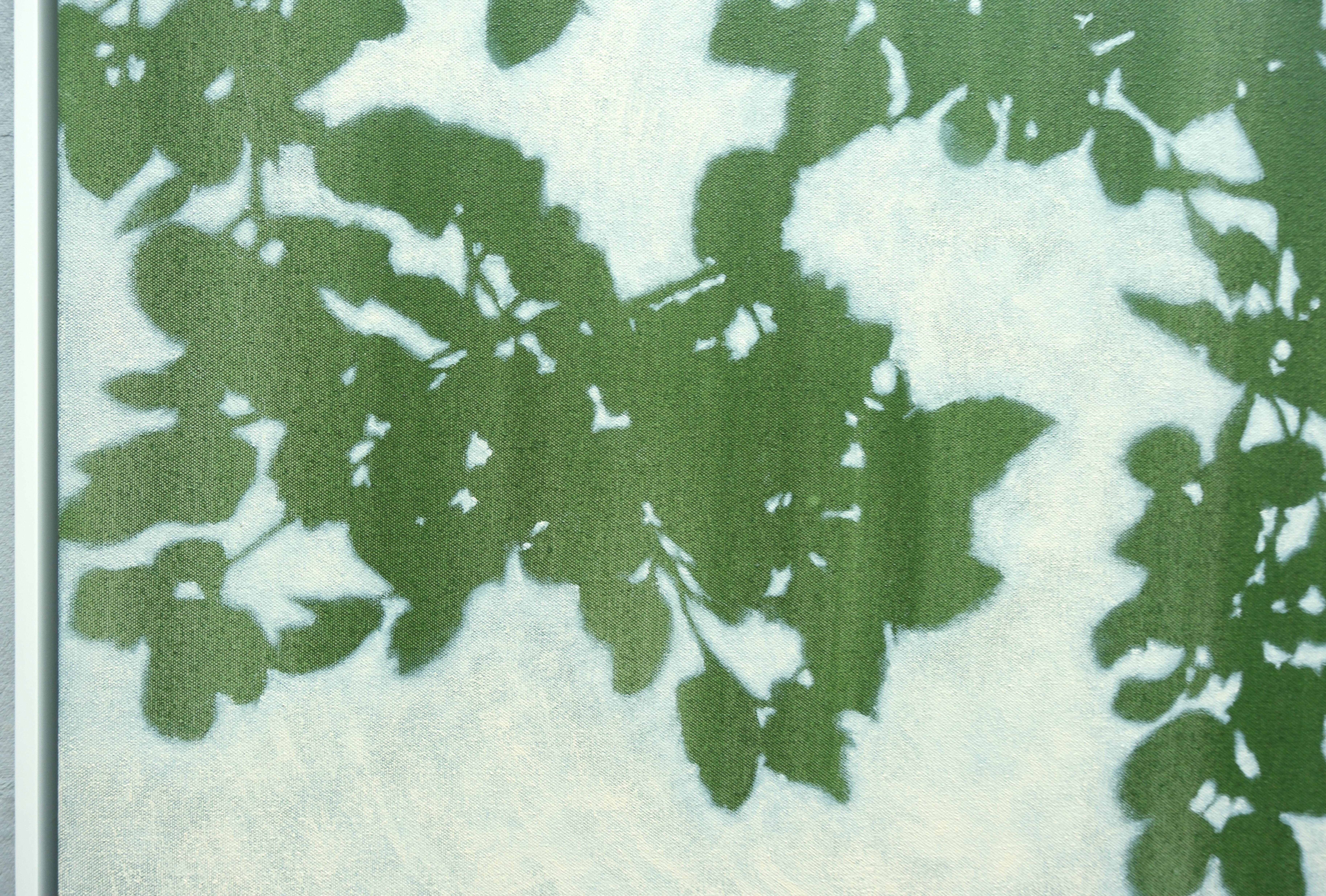 Sunrise Oak (peinture acrylique encadrée 36 x 36 pouces) en vente 2