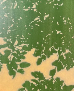 Sunset Oak (Framed 36 x 36 inch acrylic painting)