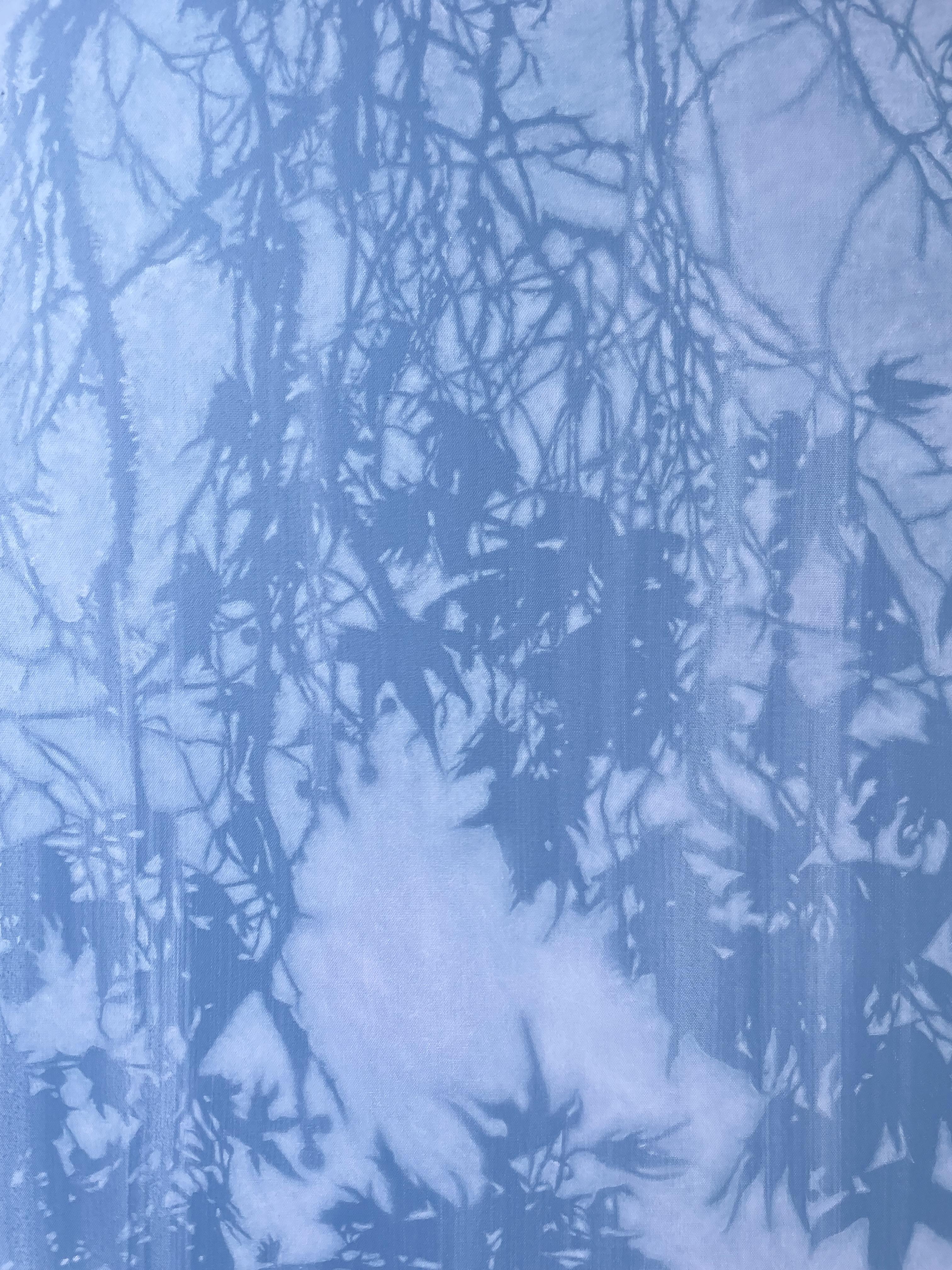 A Winter Light (peinture acrylique de 60 x 36 pouces) en vente 5