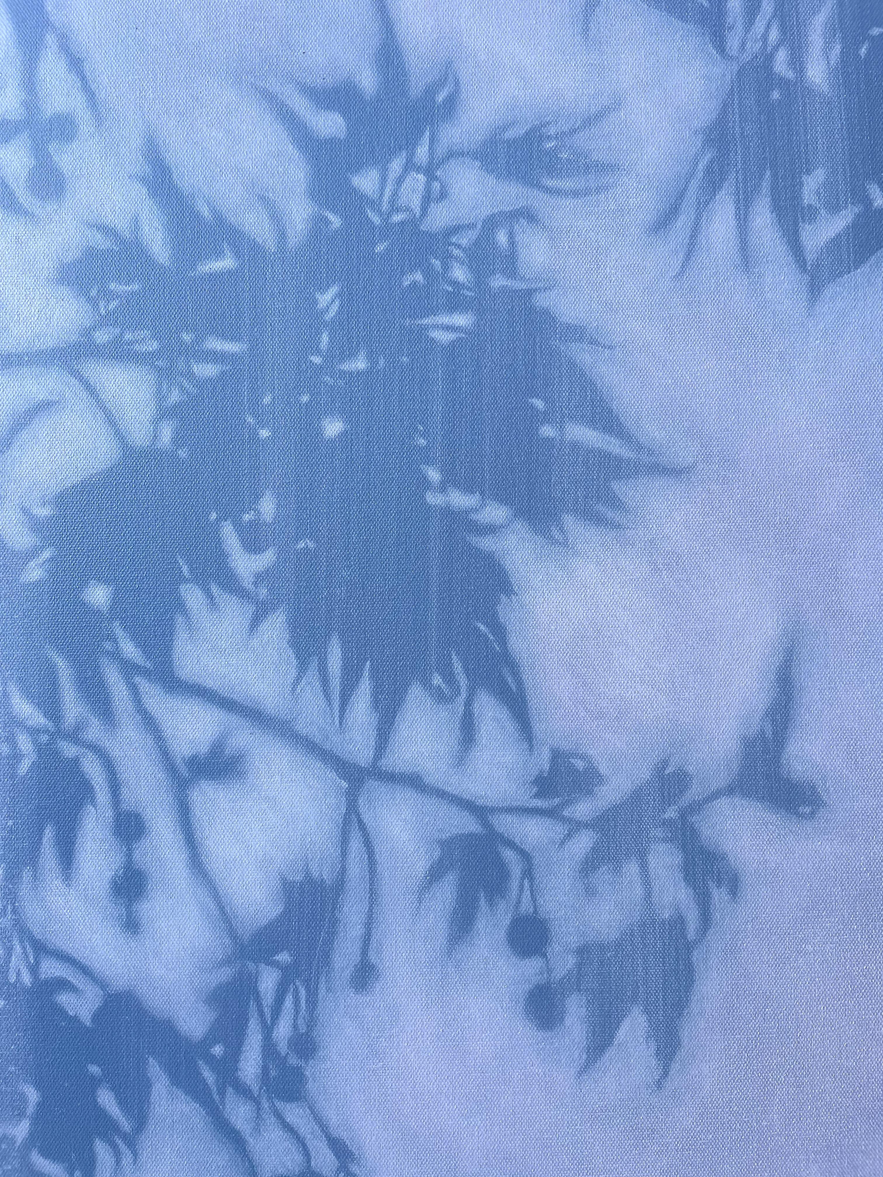 A Winter Light (peinture acrylique de 60 x 36 pouces) en vente 7