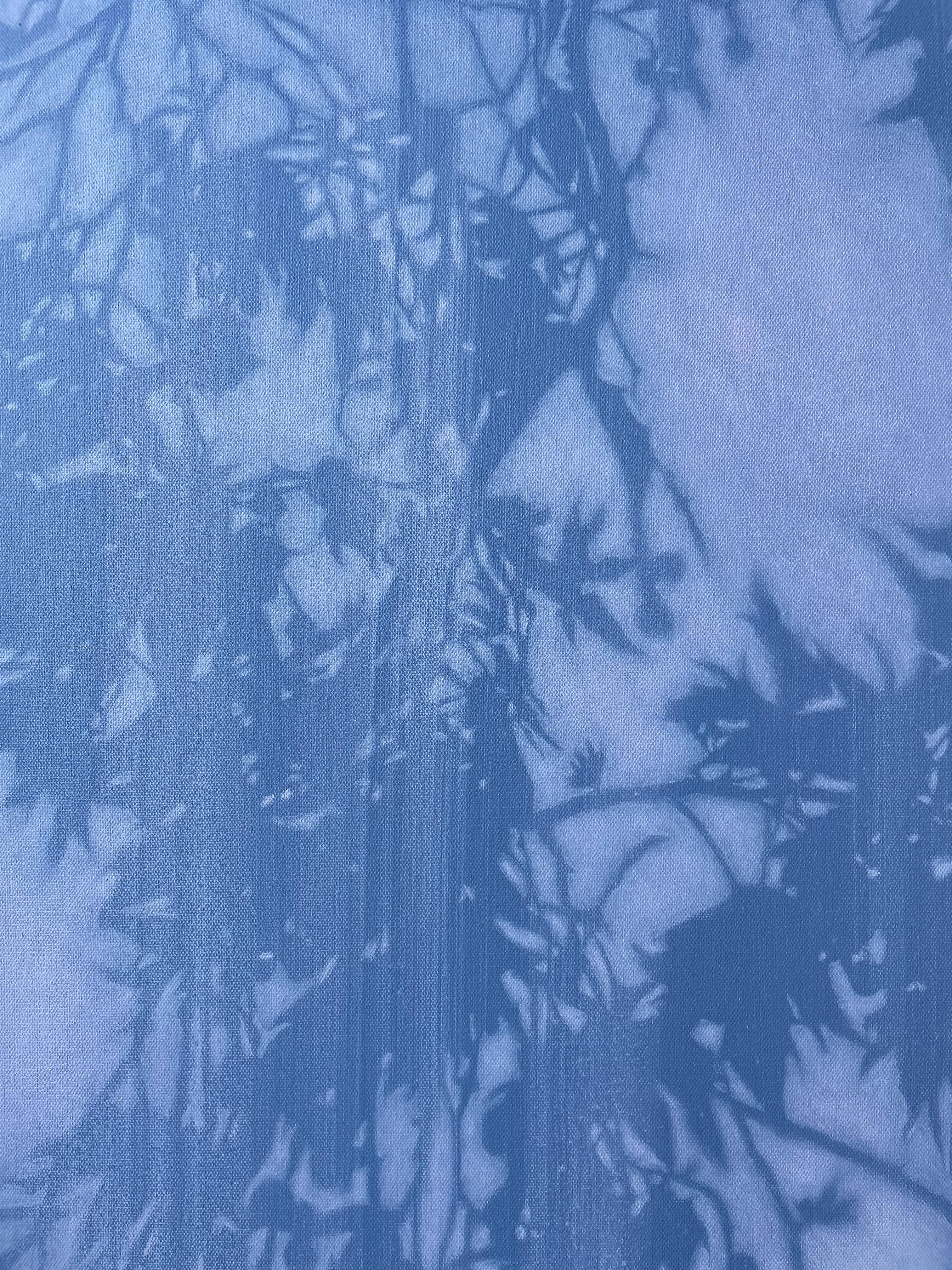 A Winter Light (peinture acrylique de 60 x 36 pouces) en vente 8