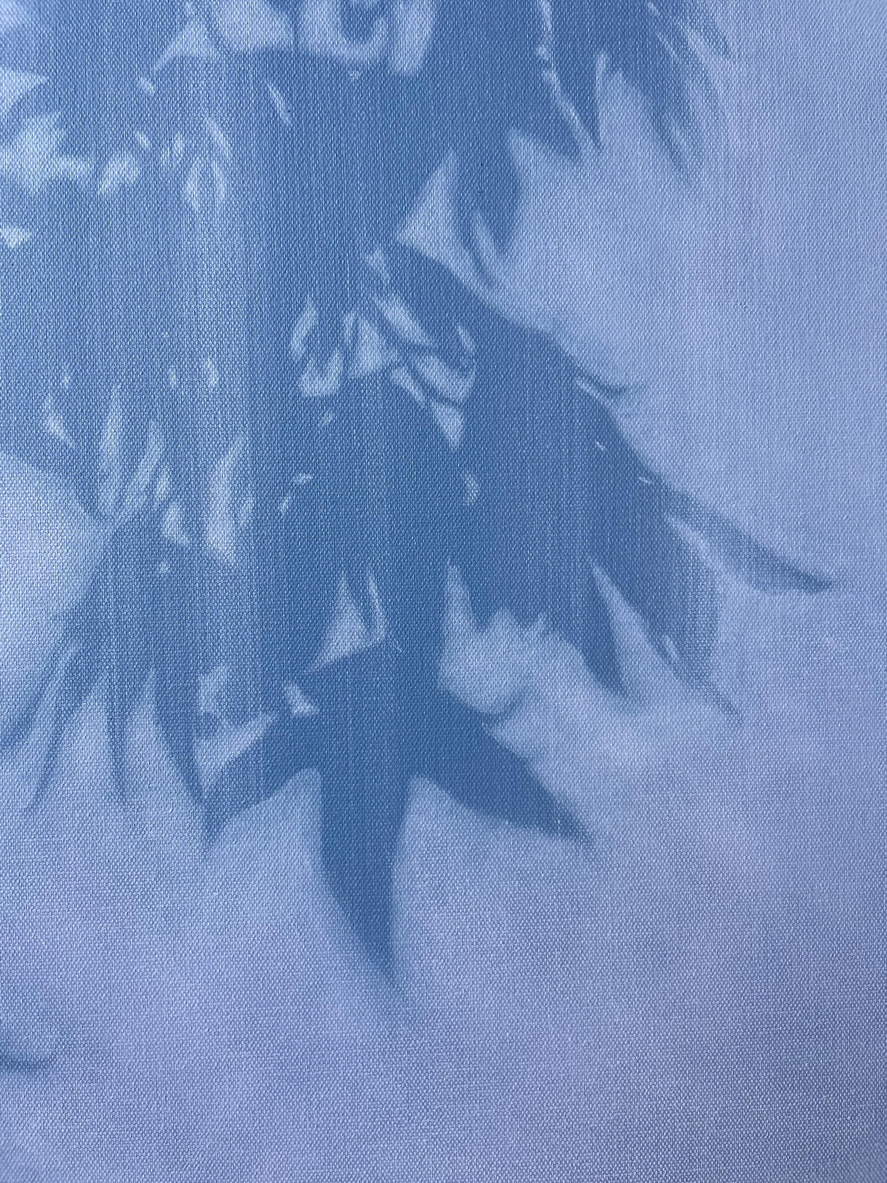 A Winter Light (peinture acrylique de 60 x 36 pouces) en vente 10