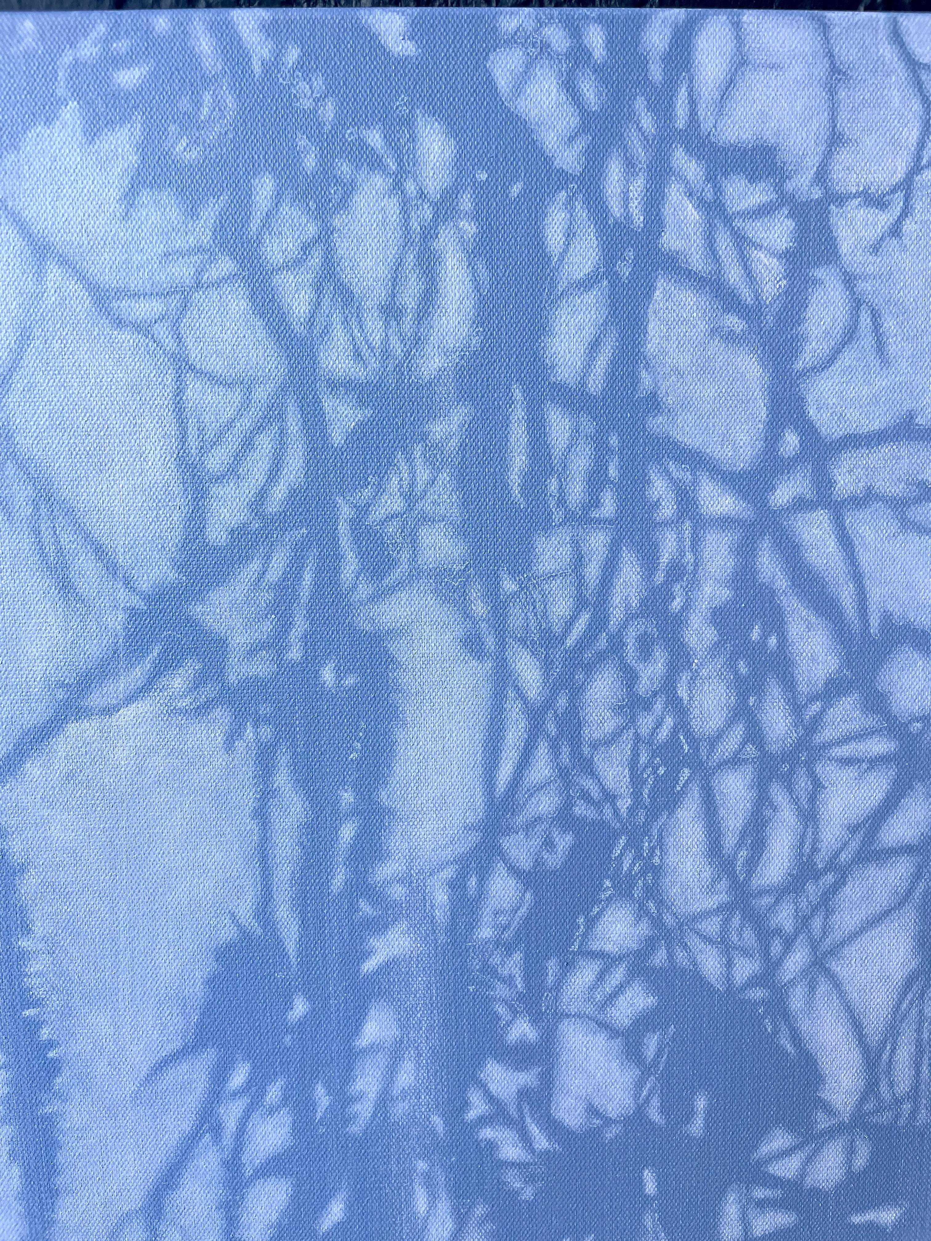 A Winter Light (peinture acrylique de 60 x 36 pouces) en vente 12