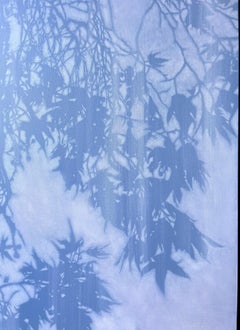 Winter Light Acrylic Painting, Contemporary Landscape, 60 x 36 Inches