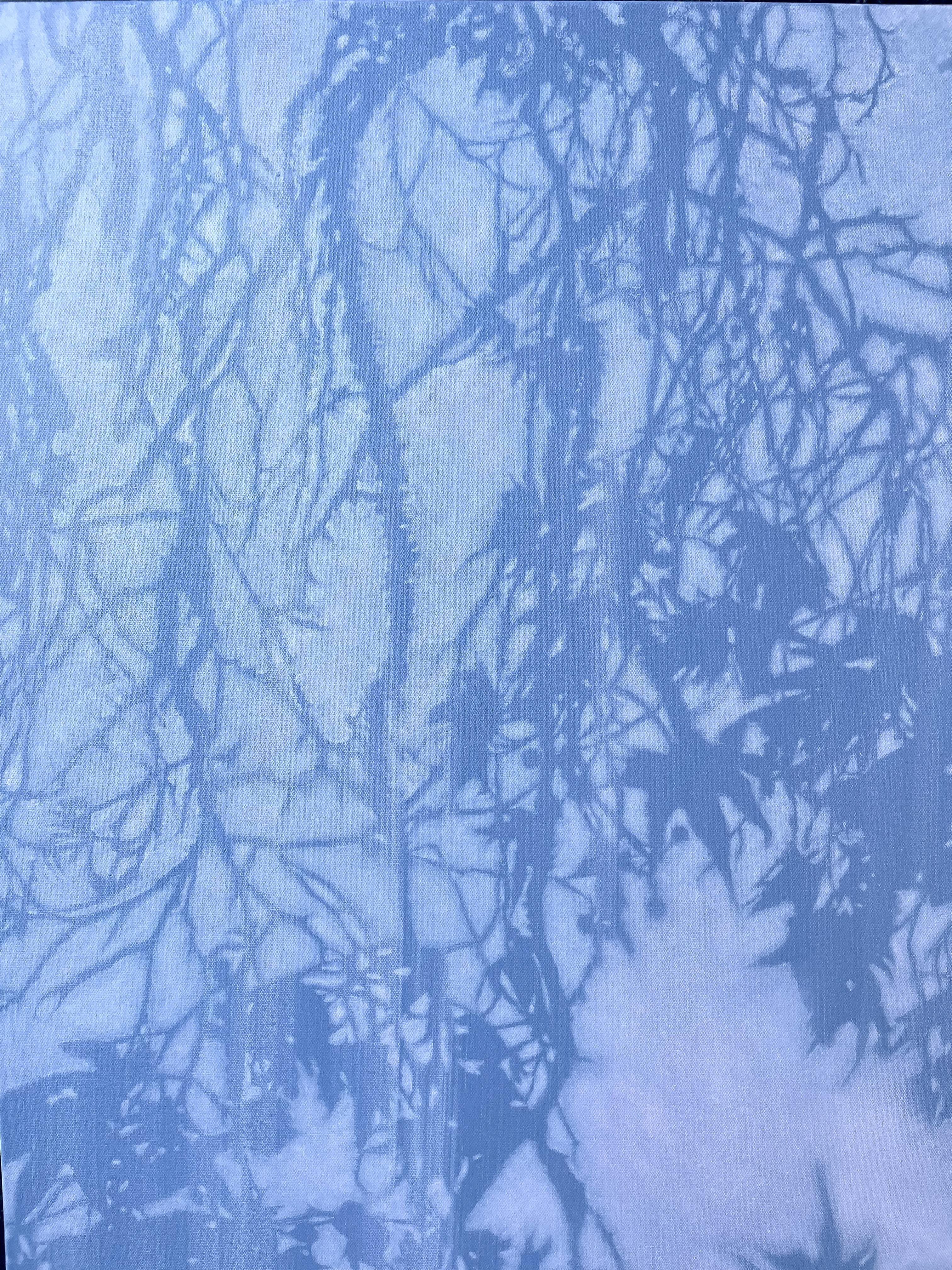 A Winter Light (peinture acrylique de 60 x 36 pouces) en vente 3