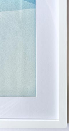 Blue Valley 2 (Cianotipo incorniciato a 29 x 23 pollici)