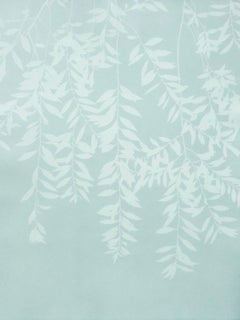 Green Willow II (24 x 18 inch hand-printed cyanotype)
