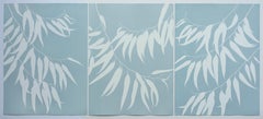Silver Eucalyptus III ( 24 x 18 inch hand-printed cyanotype)