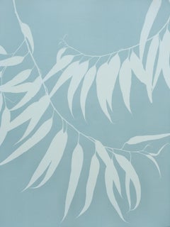 Silver Eucalyptus III (cyanotype imprimé à la main)