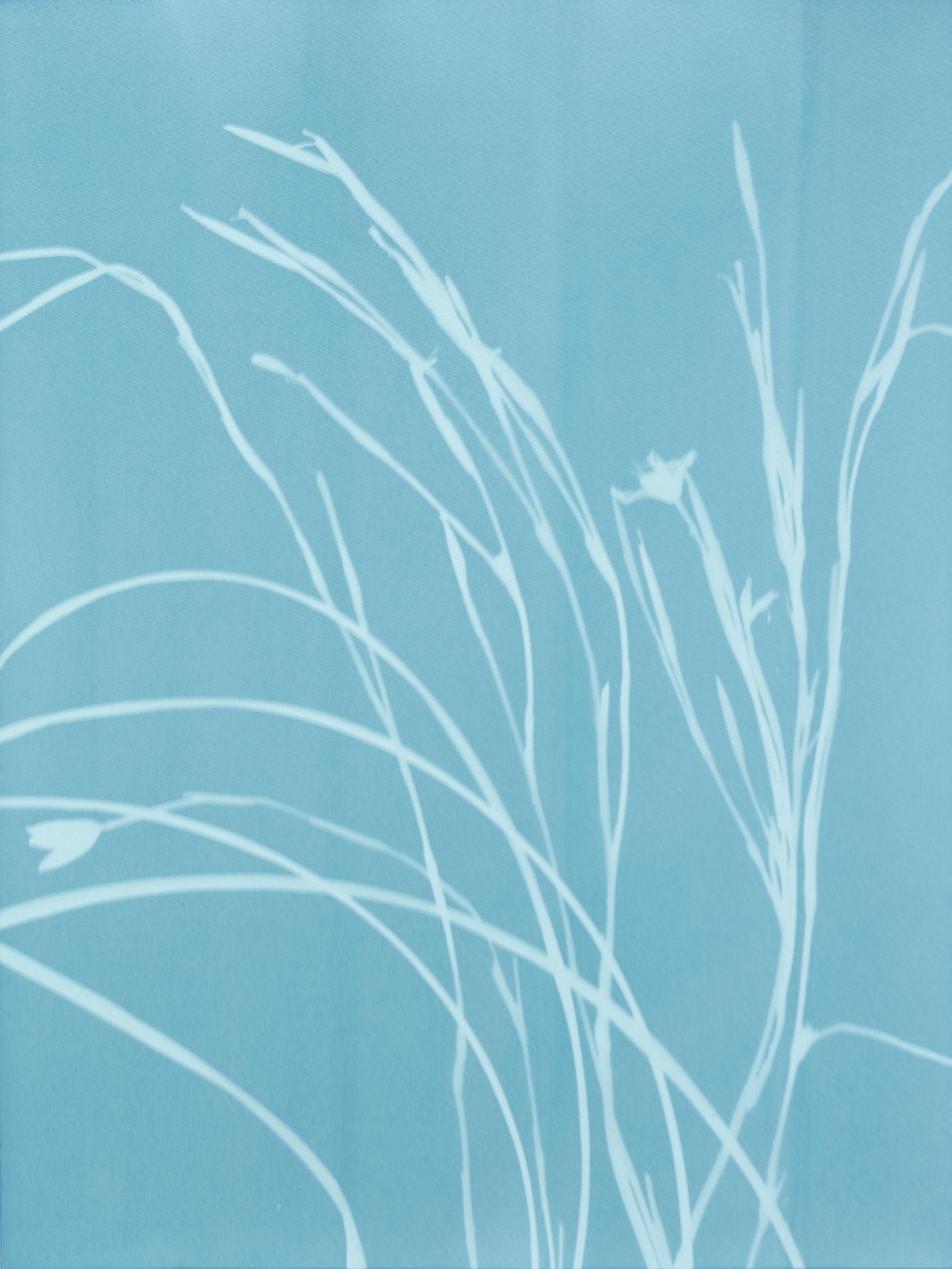 Foggy Iris Triptych (three 24 x 18