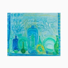 Christine Swane Still Life, Oil on Canvas, Denmark, 1960