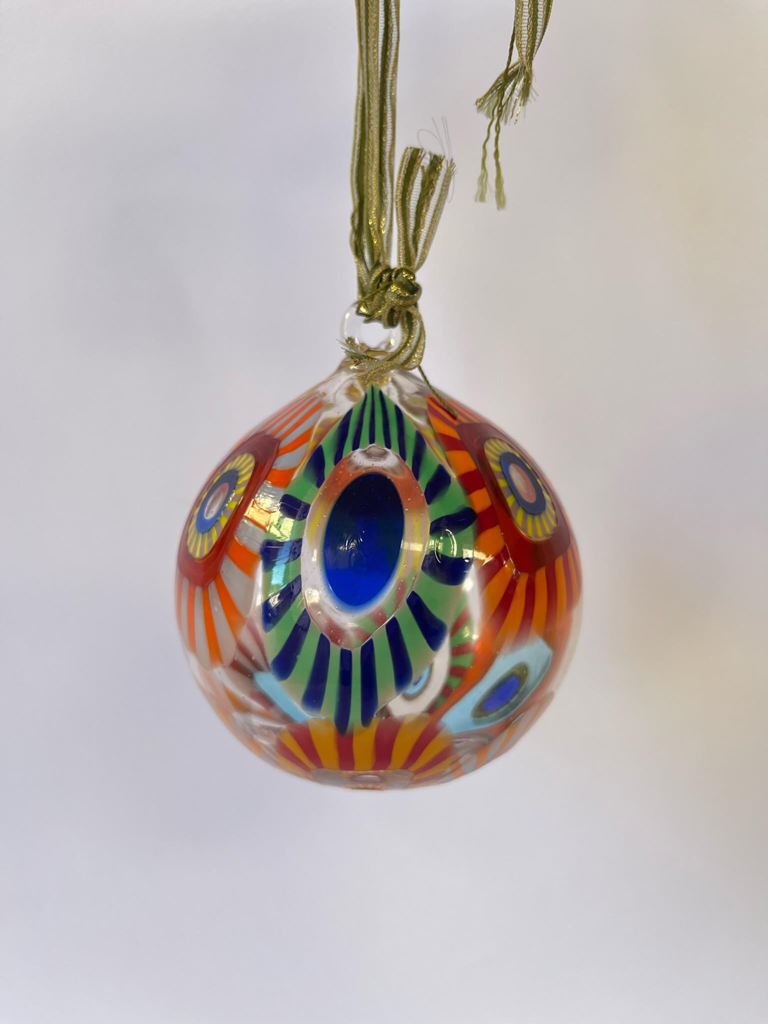 Weihnachtsballen aus Muranoglas „Archimede Seguso und Fornace Formentello“ im Angebot 3