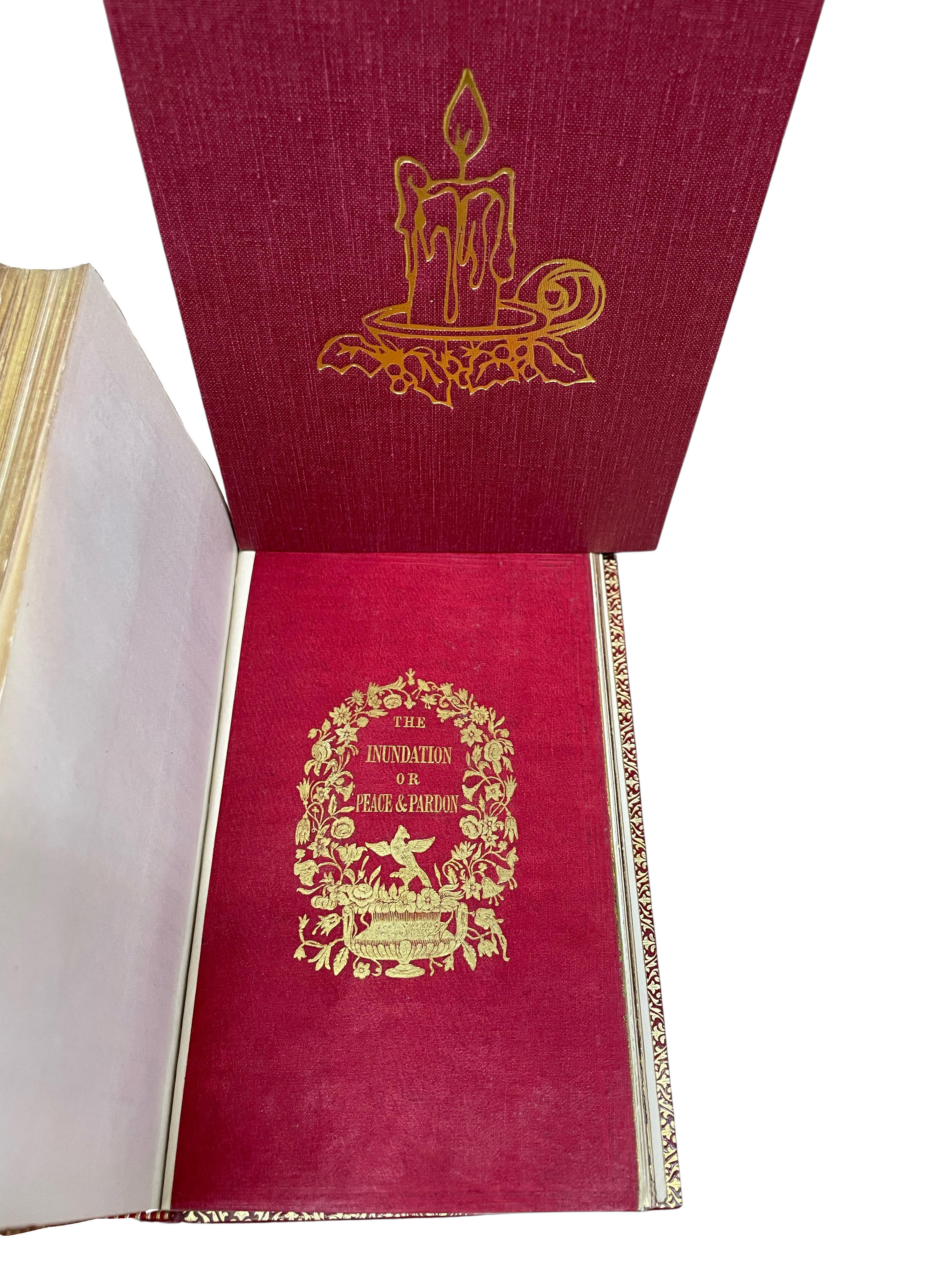 Christmas Books by Mrs. Gore, Illustrated by George Cruikshank, Three Volume Set For Sale 1