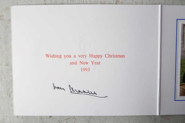Other Christmas Card From King Charles 111. Dated 1993 For Sale