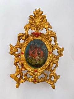 Antique Style Christmas Nativity Frame