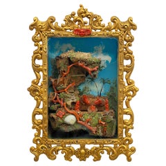 Antique Style Christmas Nativity Frame