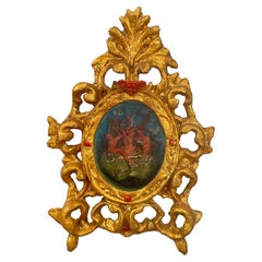Antique Style Christmas Nativity Frame