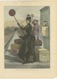 Christmas in Australia: Stopping the Train for a Christmas Party, 1889