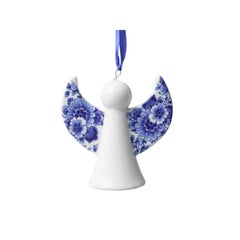 Christmas set ceramic ornaments in delfts Blue