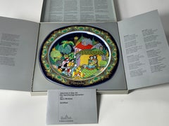 Christmas Songs Plate by Bjorn Wiinblad for Rosenthal from 1983