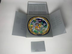 Christmas Songs Plate by Bjorn Wiinblad for Rosenthal from 1985