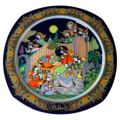Christmas Songs Plate by Bjorn Wiinblad for Rosenthal from 1987