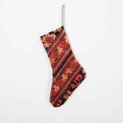 Christmas Stocking Made from Caucasian Rug Fragments