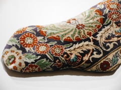 Christmas Stocking One of a Kind Made of a 1970s Hereke Silk Rug