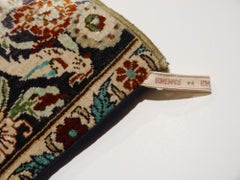 Christmas Stocking One of a Kind Made of a 1970s Hereke Silk Rug