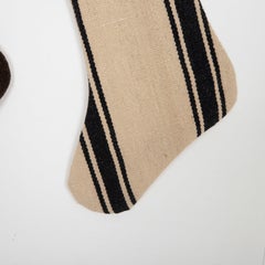 Christmas Stockings Made from Anatolian Kilim Fragments