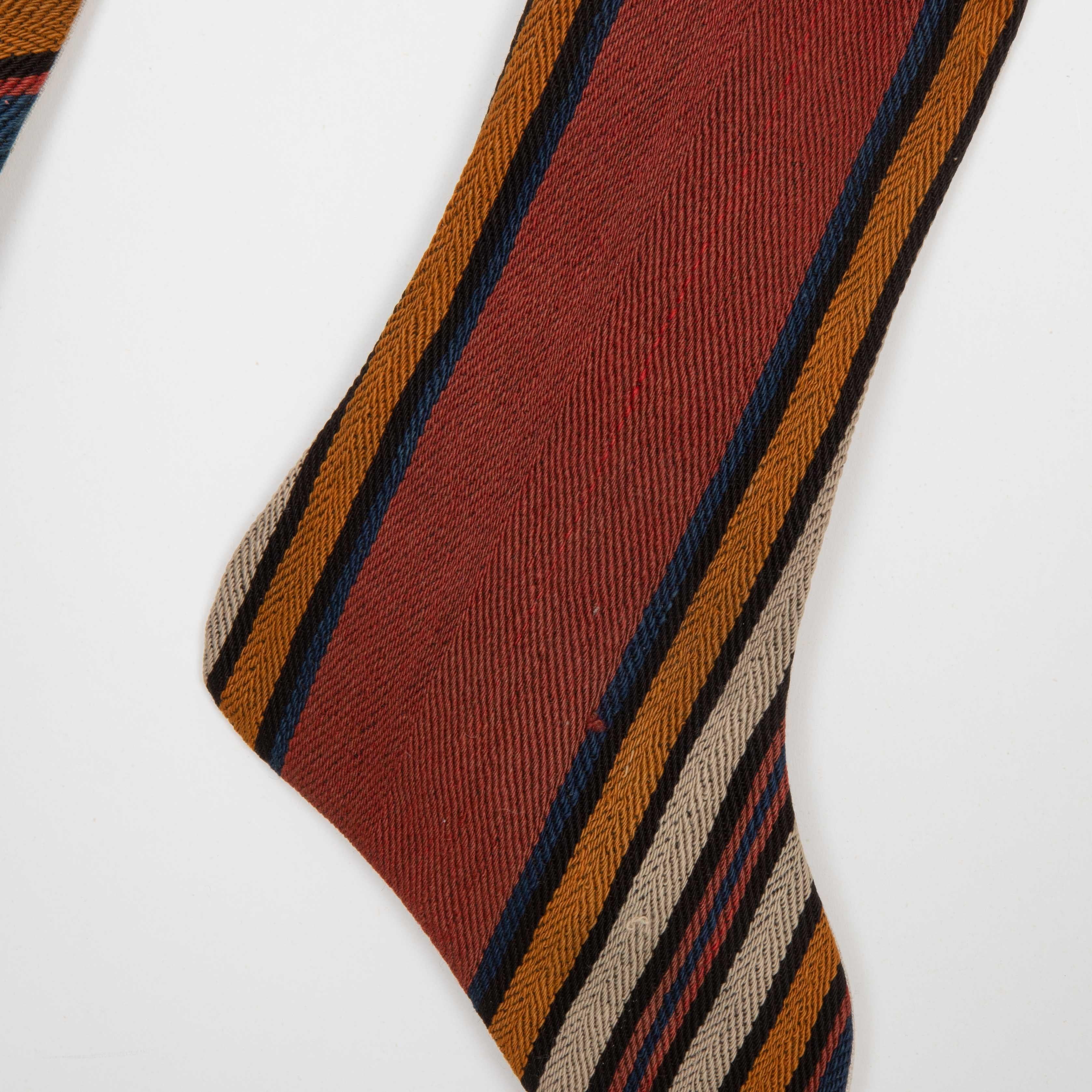 Hand-Woven Christmas Stockings Made from Anatolian Kilim Fragments For Sale