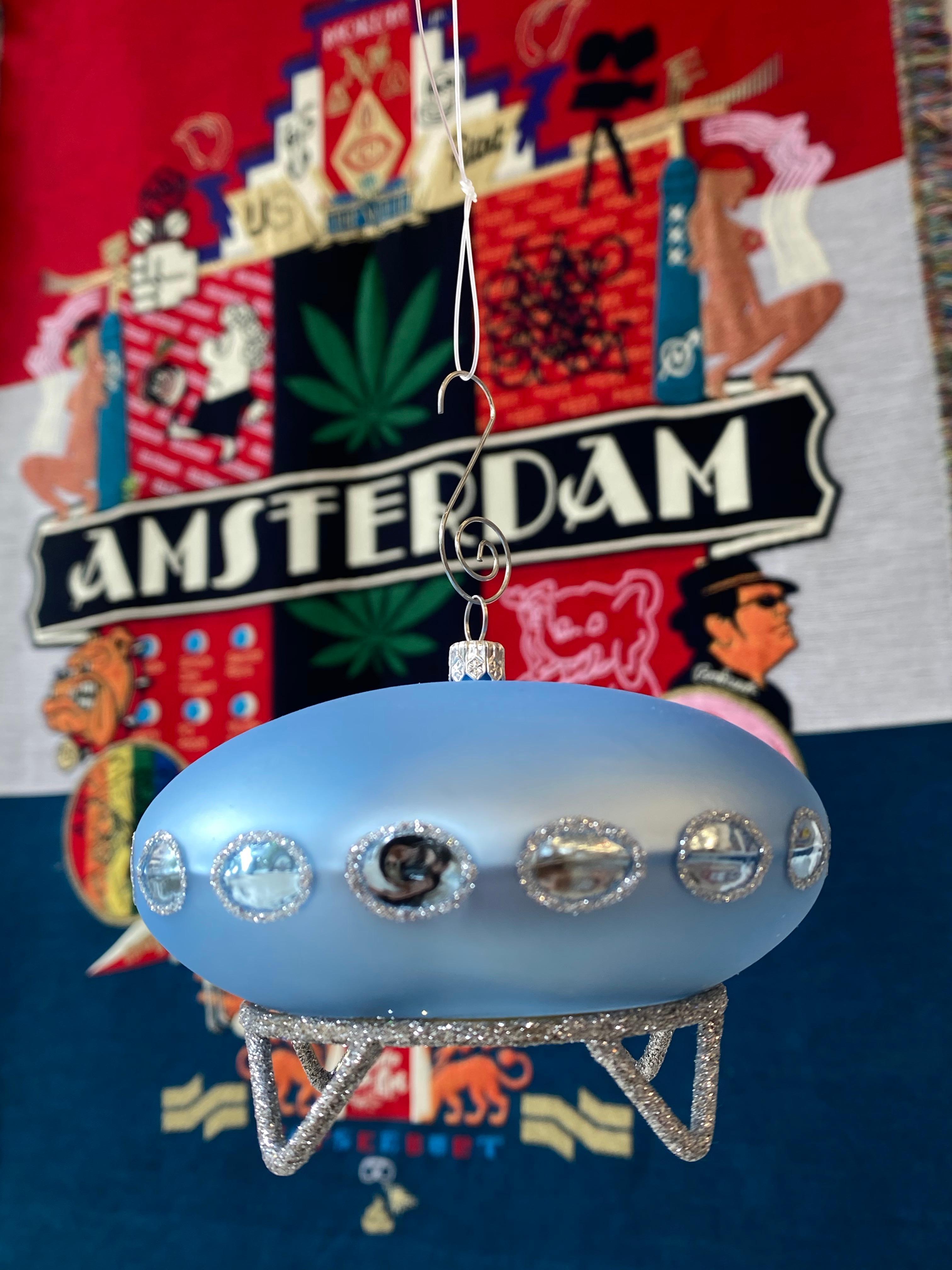 Hand-Painted Christmas FUTURO House by Bas van Beek, Museum Boijmans Van Beuningen Rotterdam For Sale