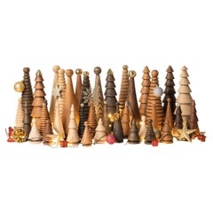 Ensemble de sapins de Noël