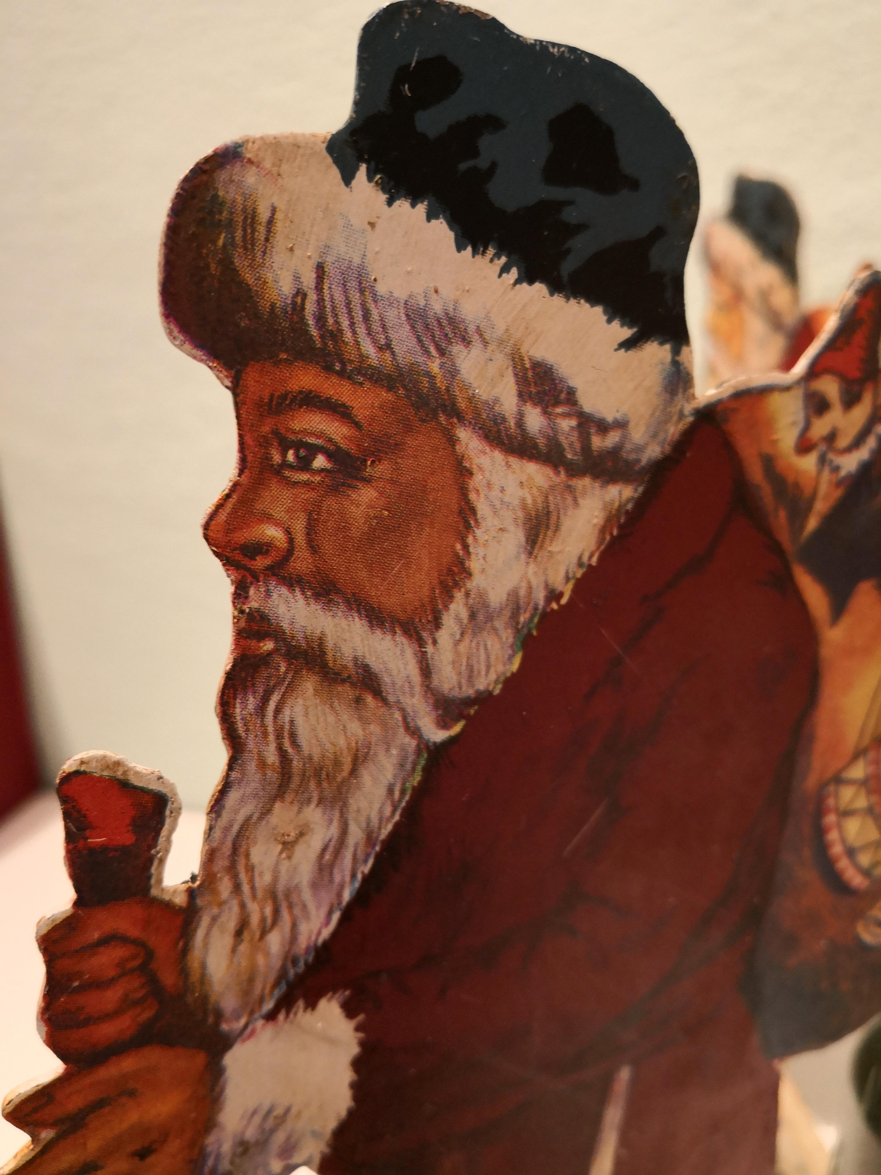 Artisanat Support de sapin de Noël en fer Folk Art allemand en vente