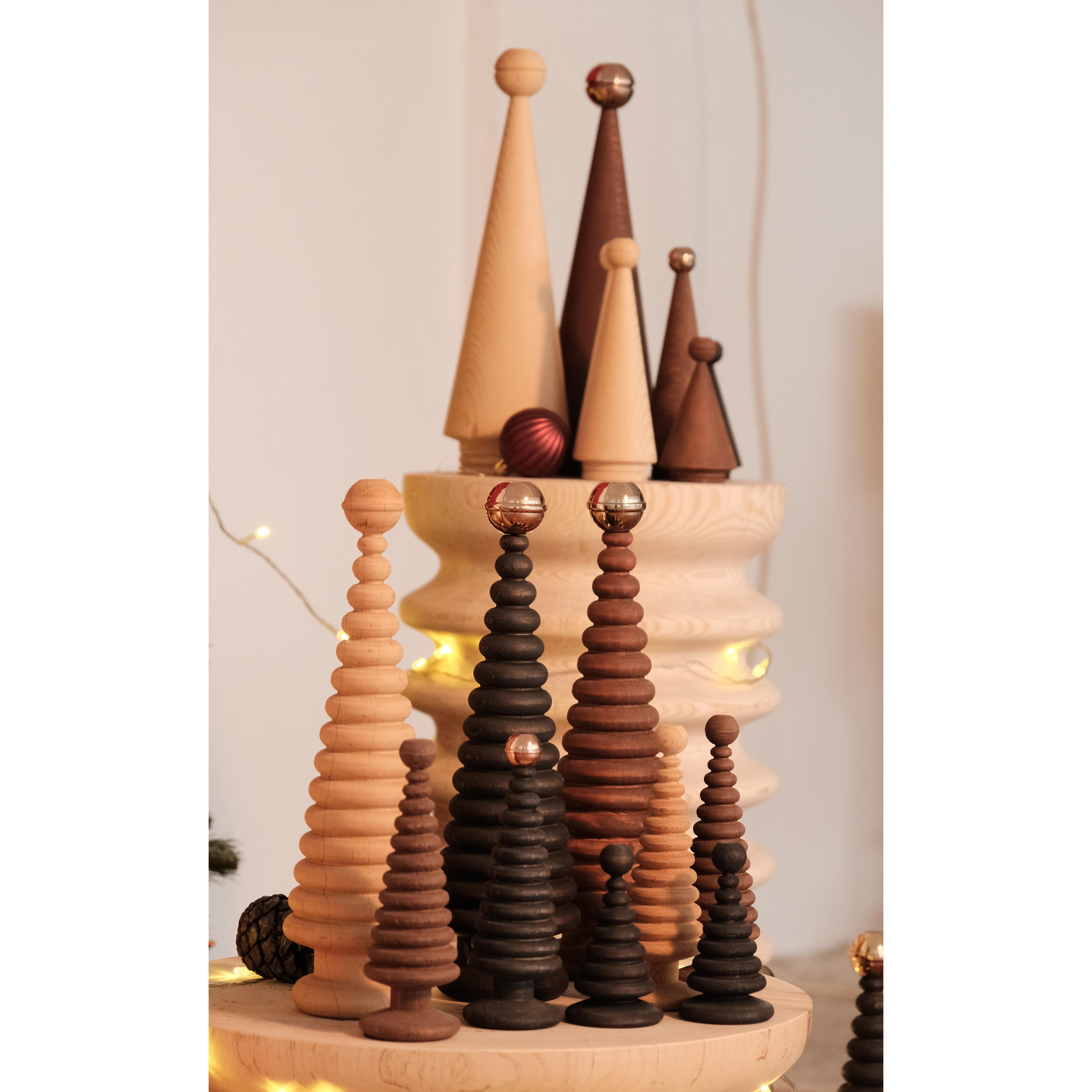 Turco Albero di Natale con testata in ottone  Grande, Marrone, Cedro in vendita