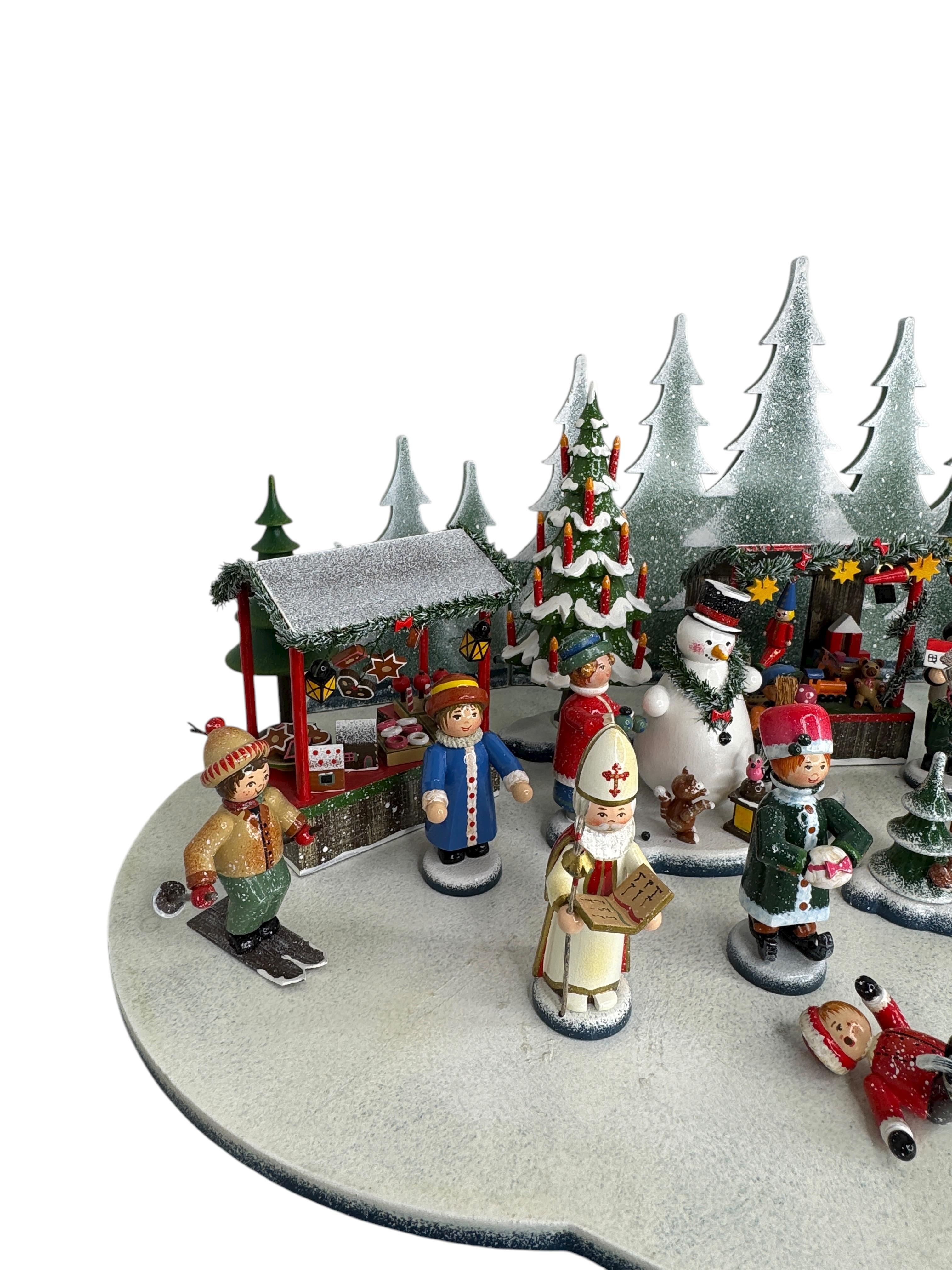 20ième siècle Noël A. Winter Market Kathe Wohlfahrt Rothenburg o.T. en vente