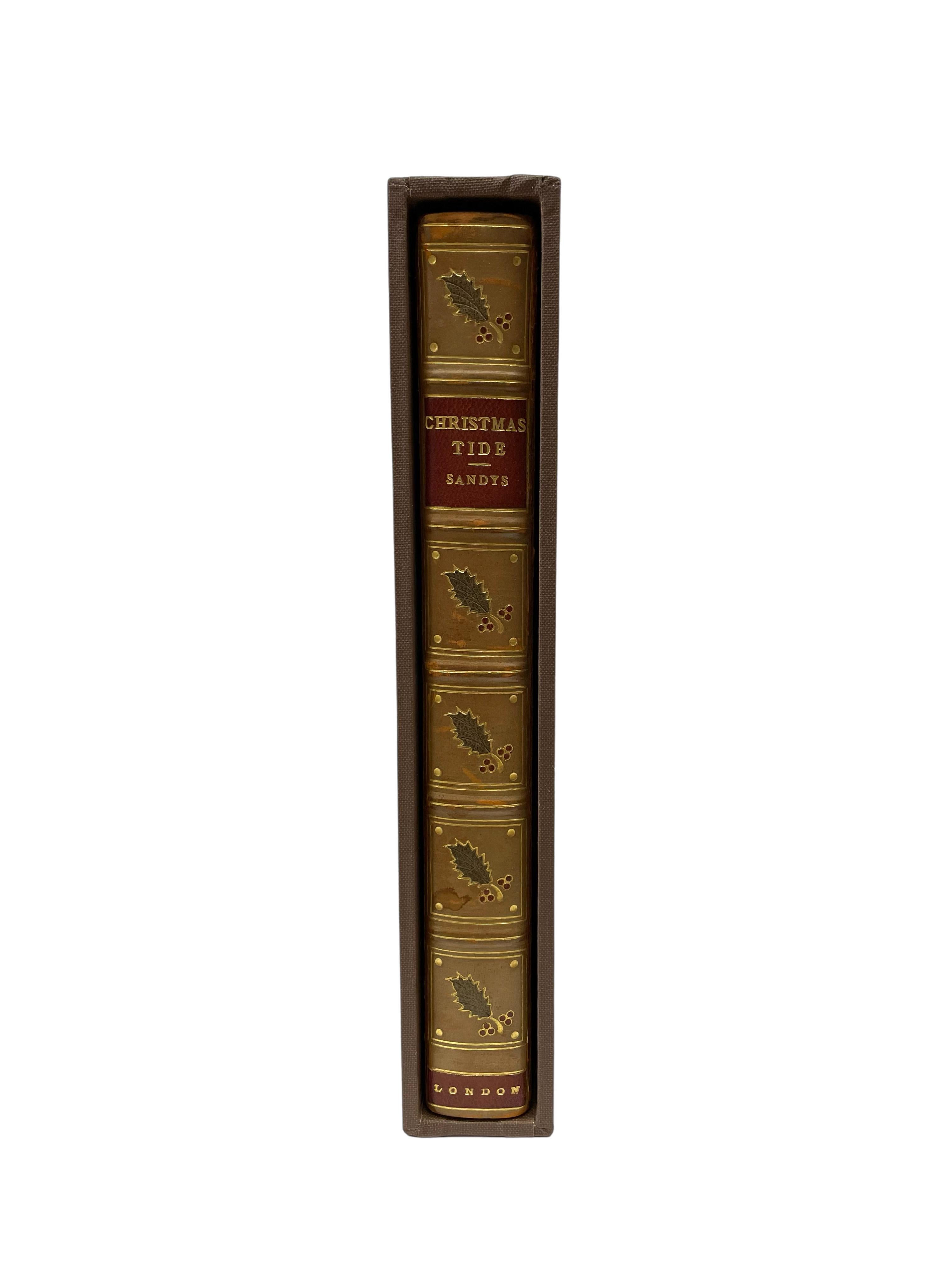 Papier « Christmastide: Its History, Festivities and Carols » (La fête de Noël : son histoire, ses festivités et ses comédies), par William Syndys, 1852 en vente